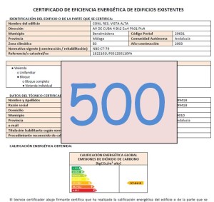 Certificado energetico benalmadena